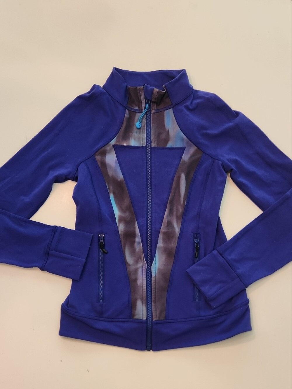Ivivva Lululemon Perfect Your Practice Jacket Blue Large